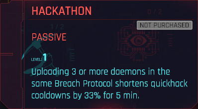 Cyberpunk 2077 Breach Protocol Perks Details