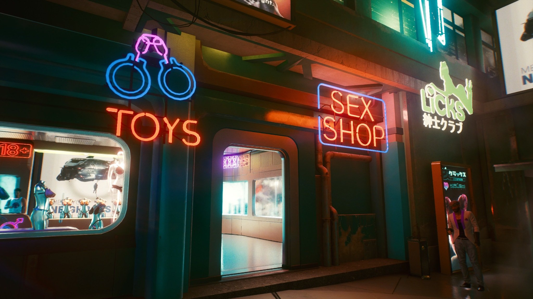 Cyberpunk 2077 Sex Shop