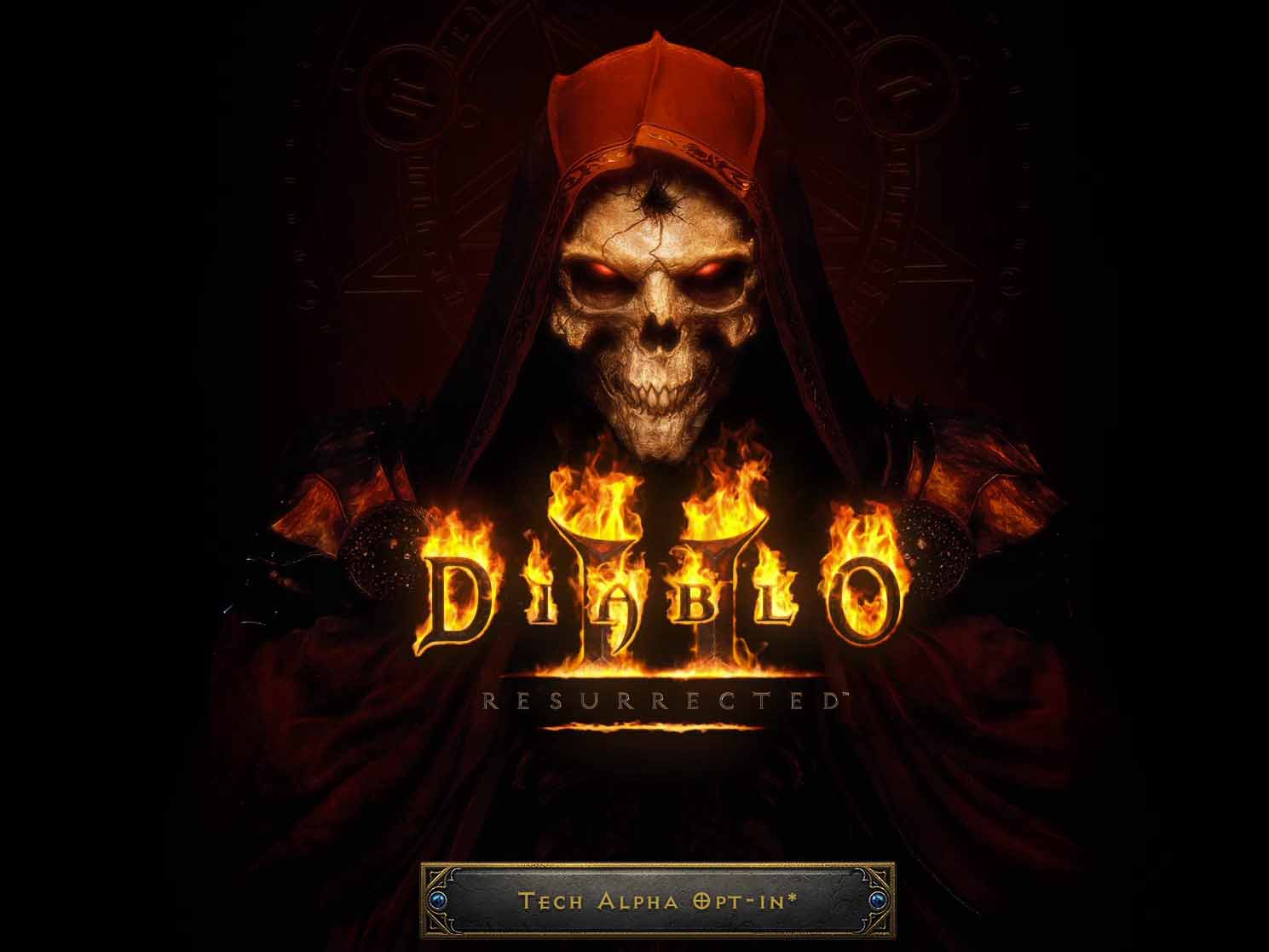 Botão Tech Alpha ressuscitado de Diablo 2