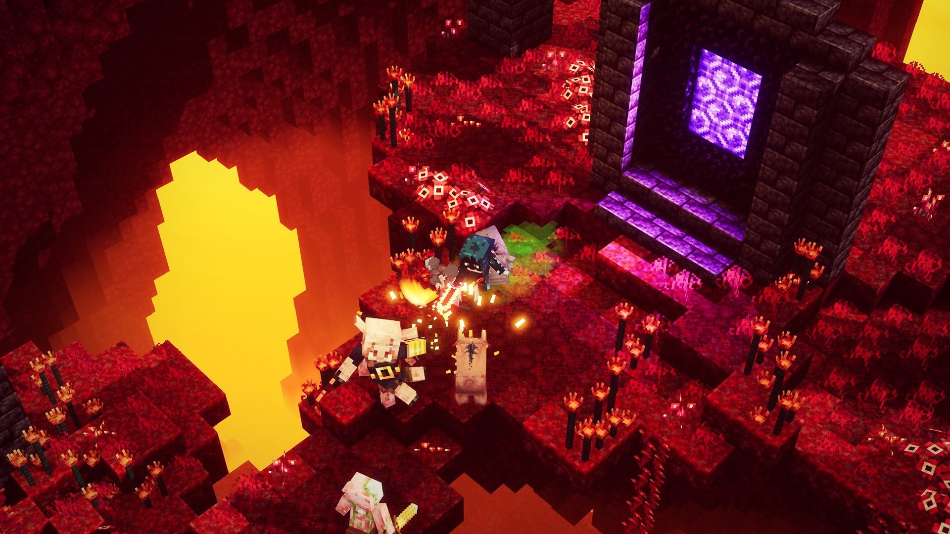Minecraft Dungeons Nether Flames Dlc Image