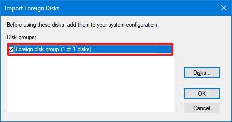 Windows 10 fix dynamic disk not appear in File Explorer