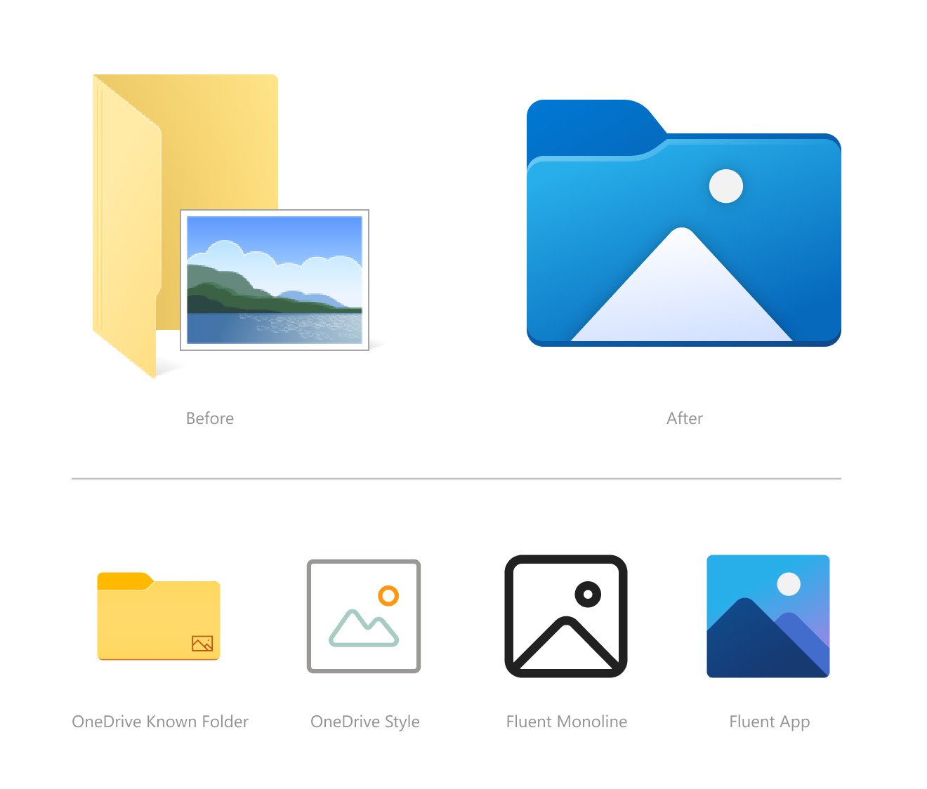 New Icons File Explorer