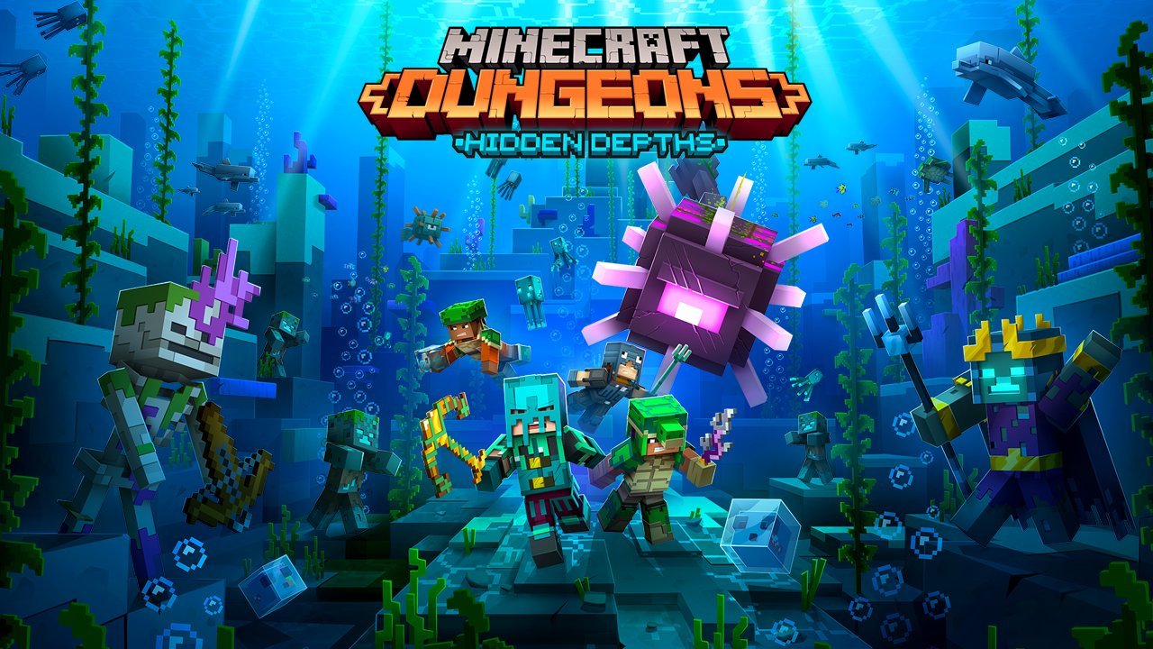 Minecraft Dungeons 'Hidden Depths' DLC is officially