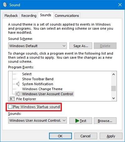 Pay Windows Startup Sound (disabled)