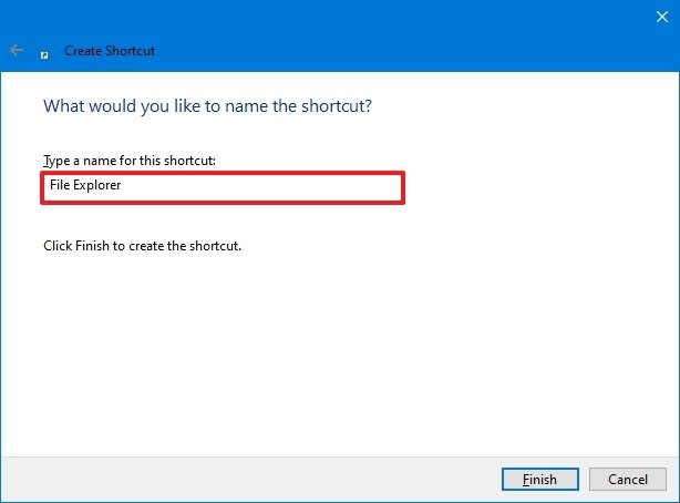 Shortcut open File Explorer