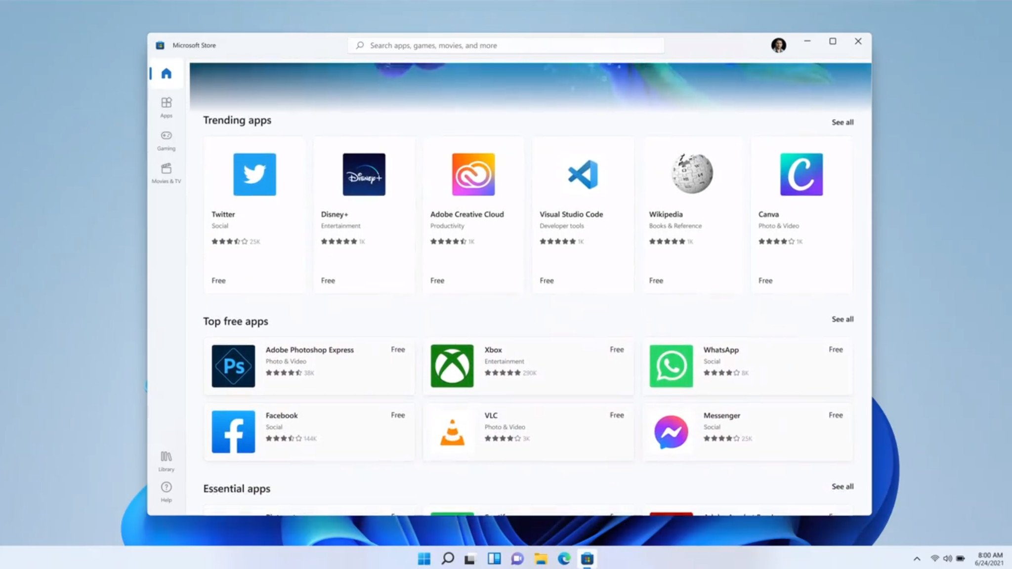 Microsoft unveils new app store for Windows 11 with support for more  desktop applications | Windows Central
