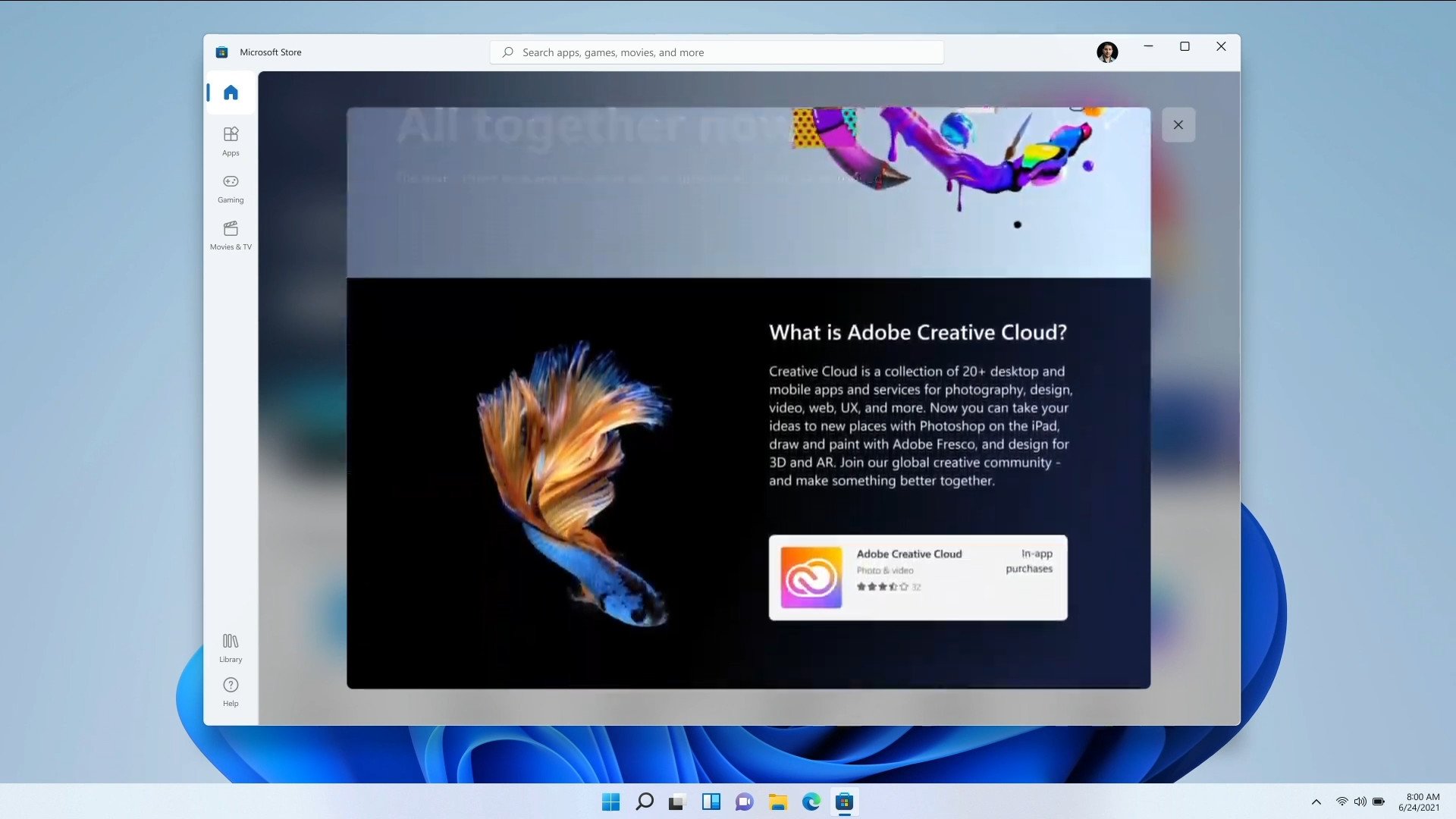 Windows 11 Store New Adobe