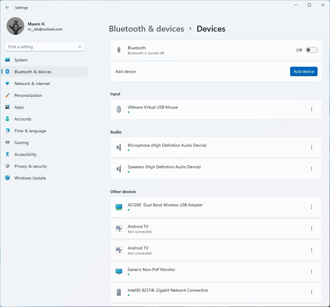 Windows 11 connected devices