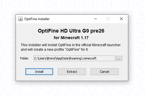 OptiFine Installer