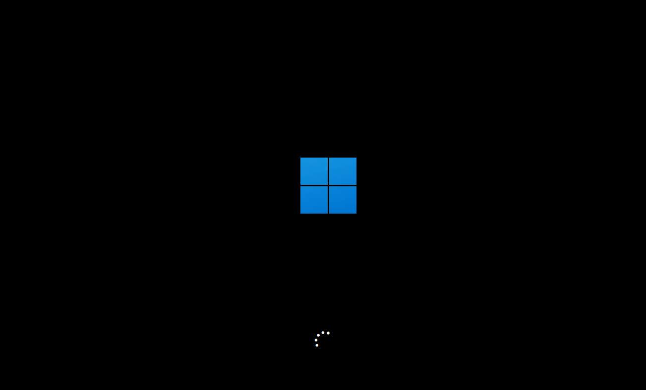 Windows 11 blue boot logo