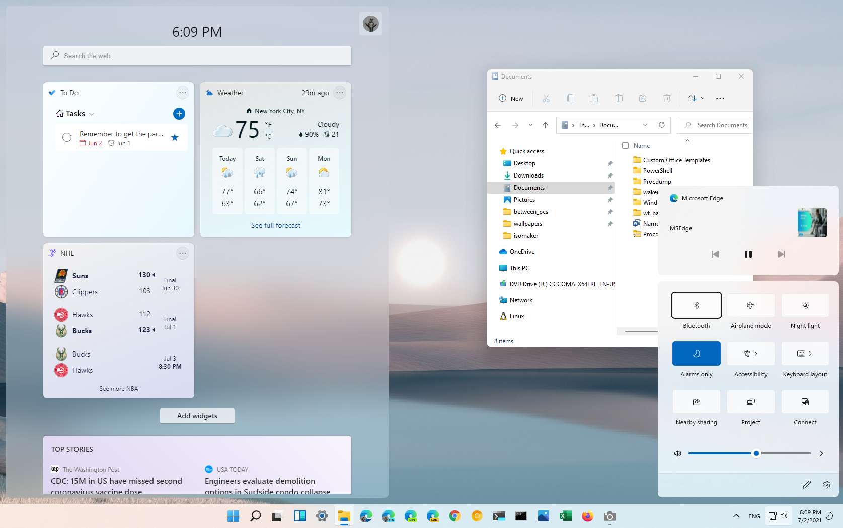 Windows 11 UI design