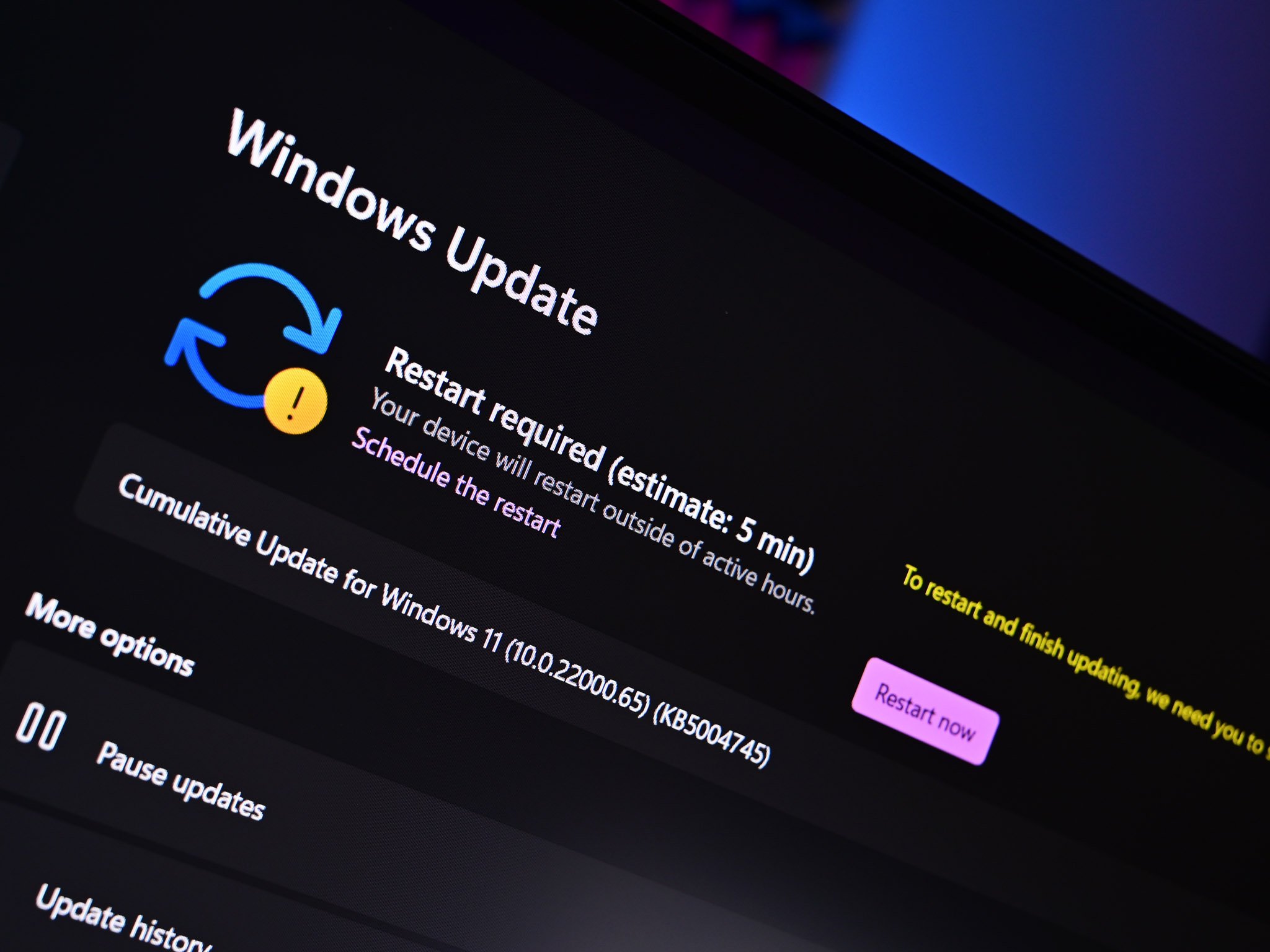 Update windows 11 Windows 11: