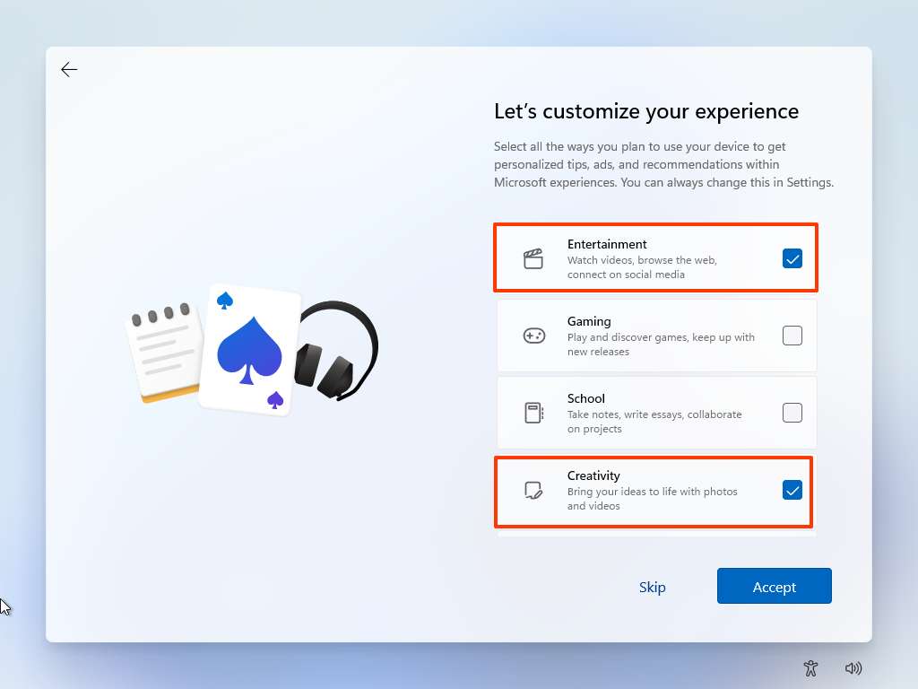 Windows 11 Customize Experience