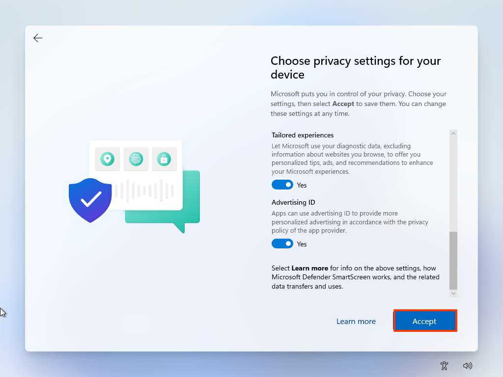 Windows 11 privacy settings