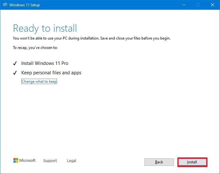 Instalação do Windows 11 em disco rígido limitado