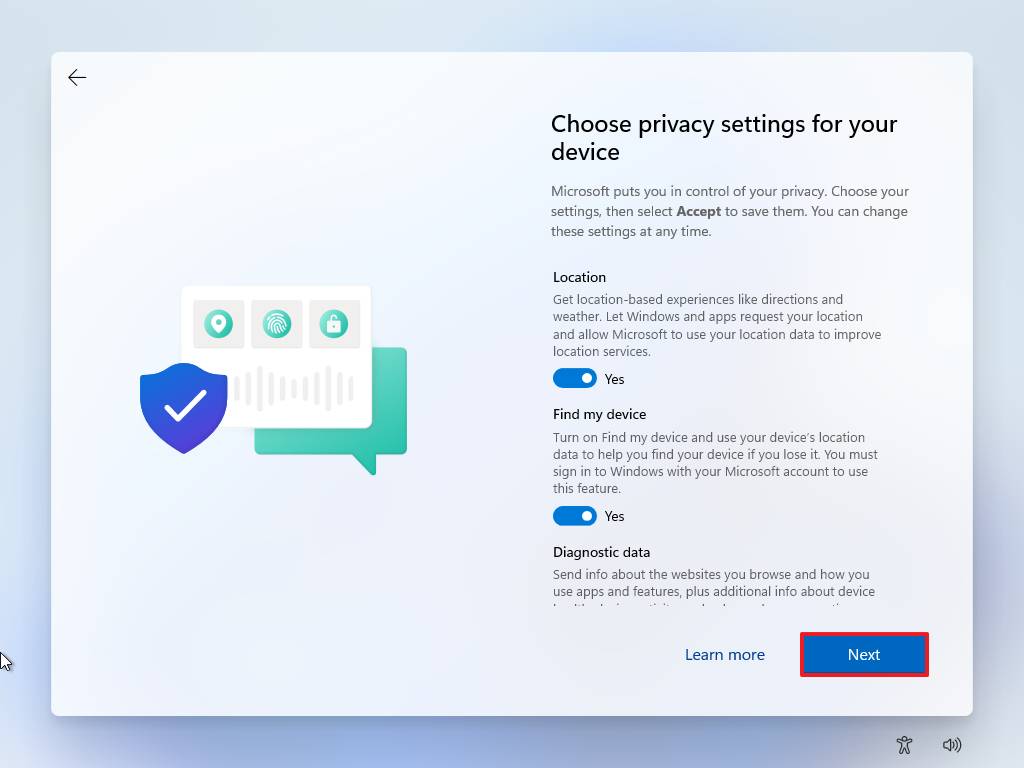 Windows 11 privacy settings