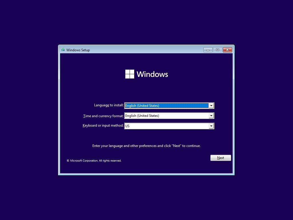 Option to install Windows 11 installer now