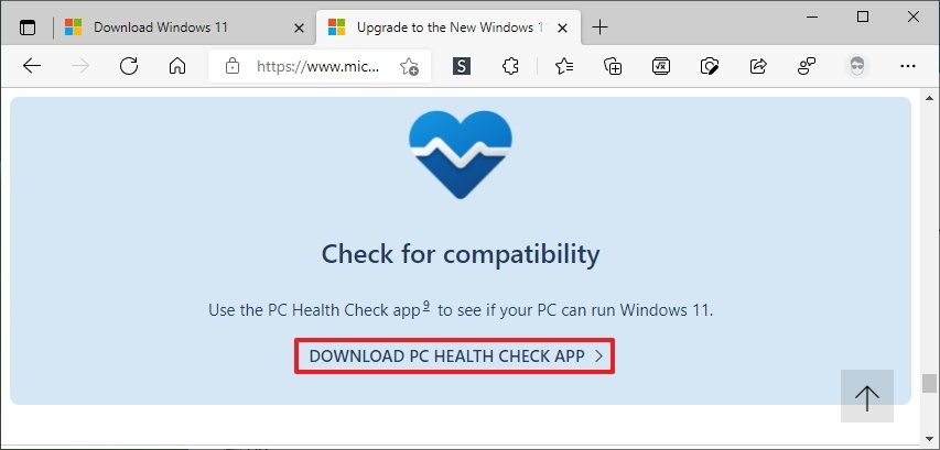 PC Health Check app download