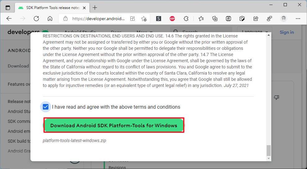 Download tools to sideload Android apps