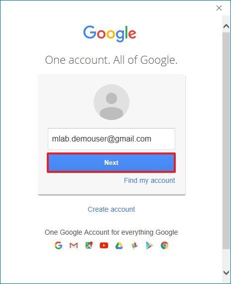 Google Account Auth Outlook Gui