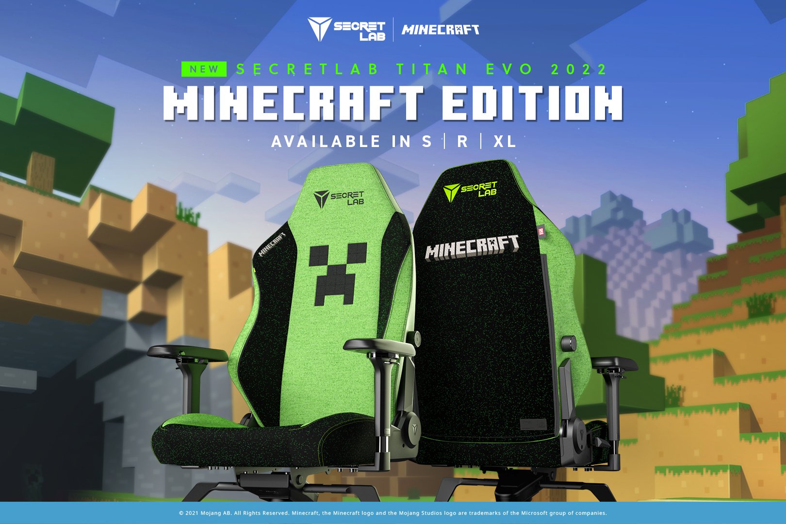 Minecraft Secretlab Titan Evo 2022 Creeper Chair Image