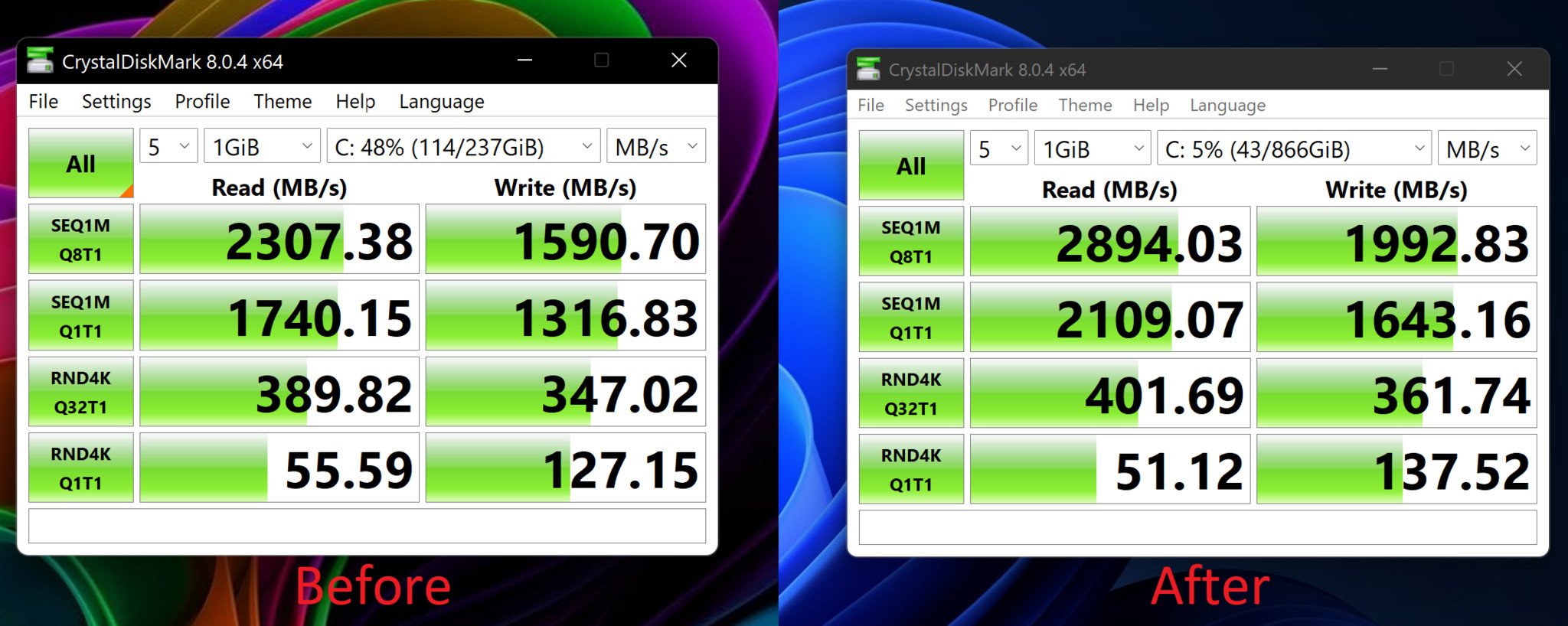 Ssd Swap Before After Surfacepro