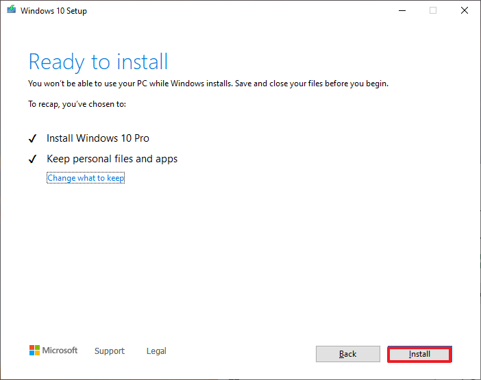 Atualização do arquivo ISO para atualização do Windows 10 de novembro de 2021