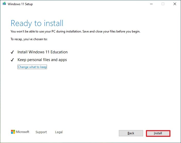 Windows 11 upgrade from ISO file