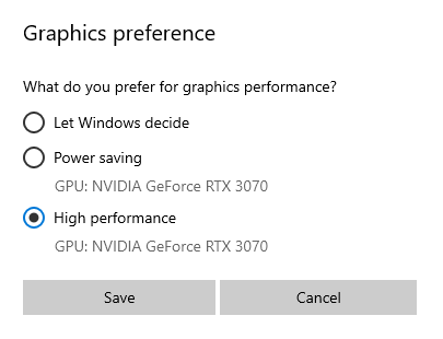 Halo Infinite Graphics Preference