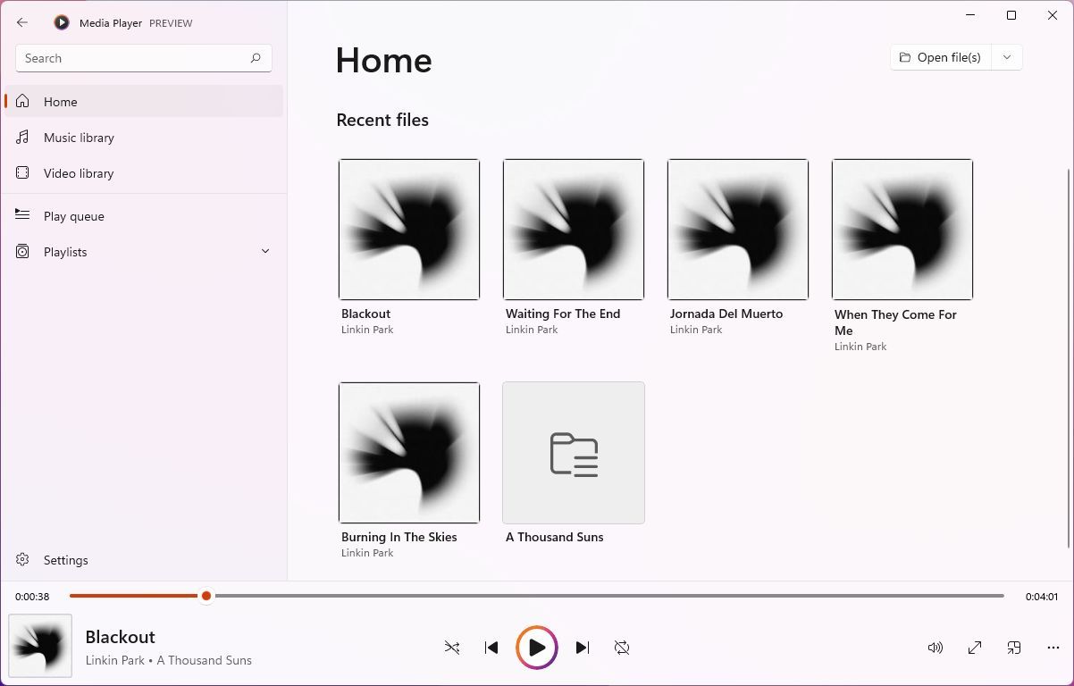 Media Player Home