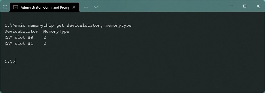 RAM memory type