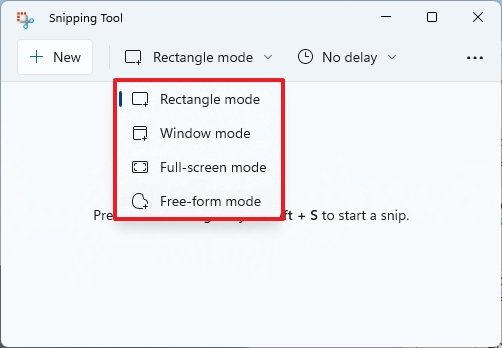 Snipping tool windows 11