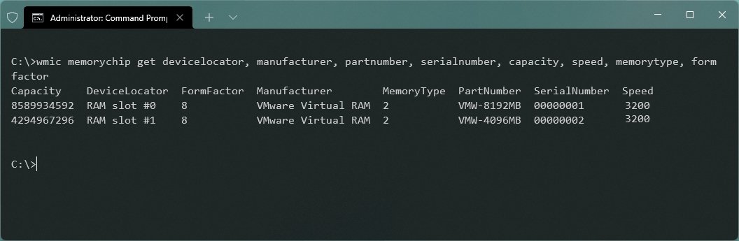 RAM important details