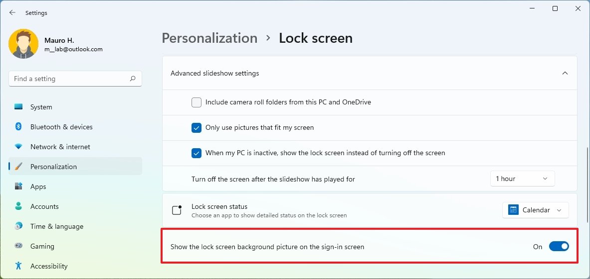 Disable Lock screen background picture on Sign-in screen