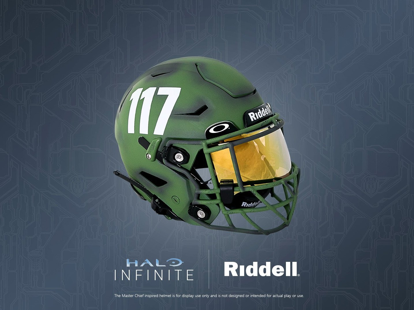 You could win this Master Chief Halo helmet from Riddell
