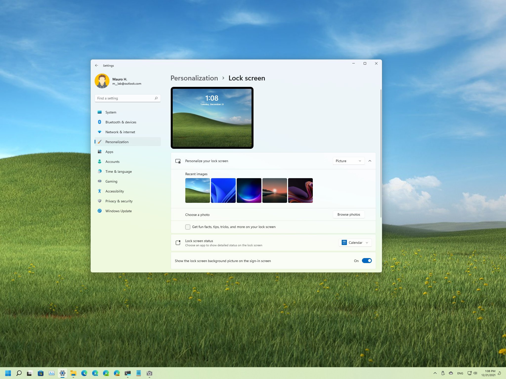 Windows 11 Customize Lock Screen