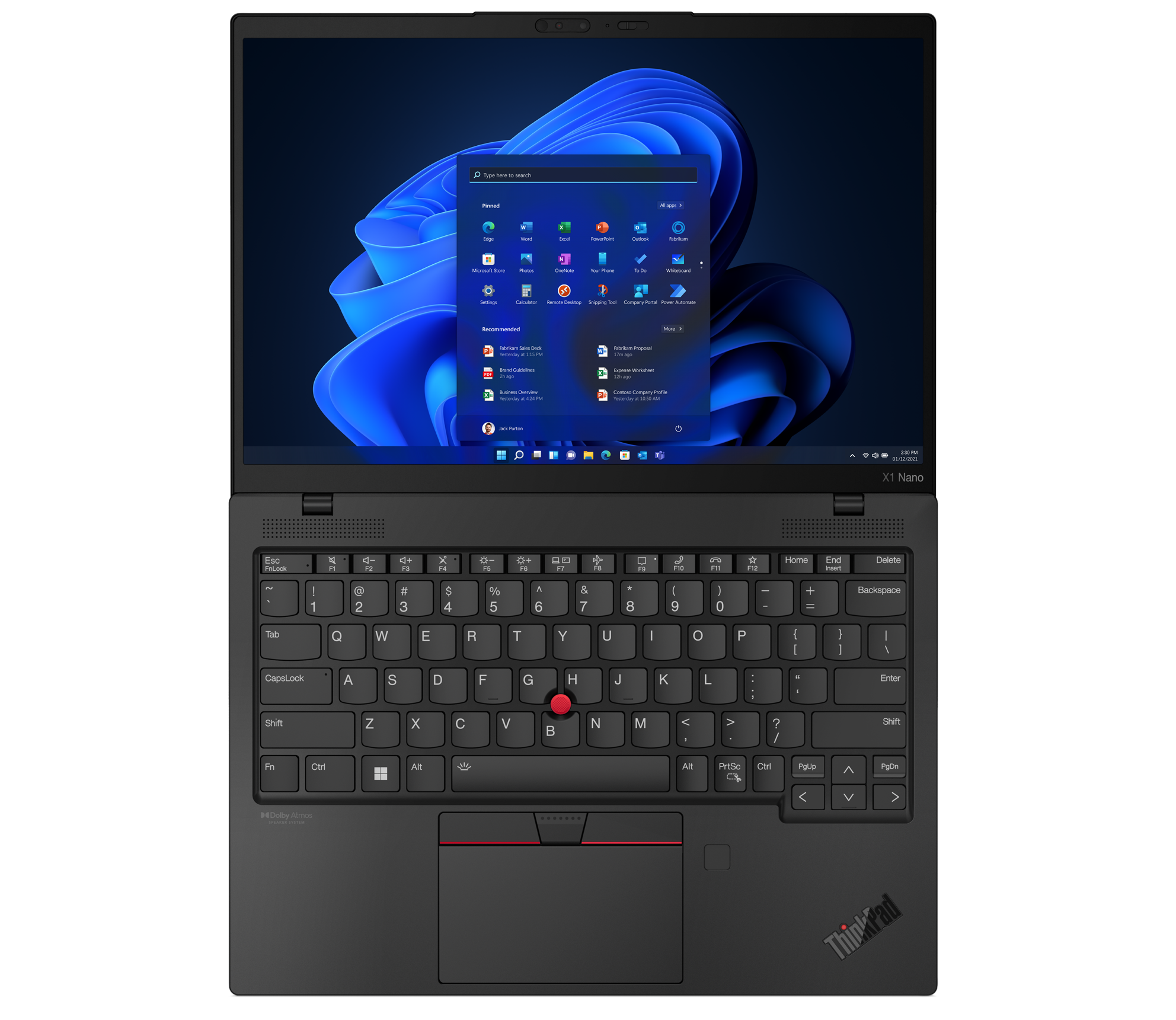 Lenovo Thinkpad X1 Nano G2 Keyboard