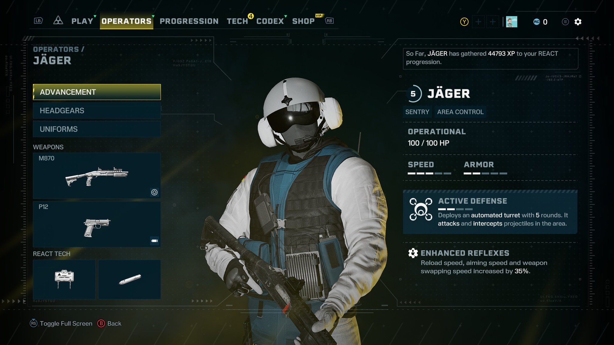 Rainbow Six Extraction Jager