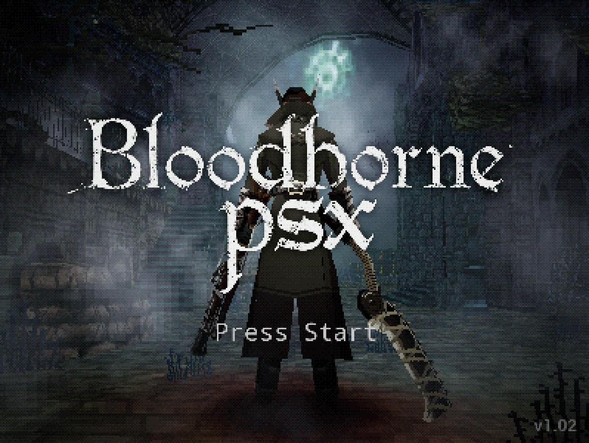 Bloodborne PSX title screen