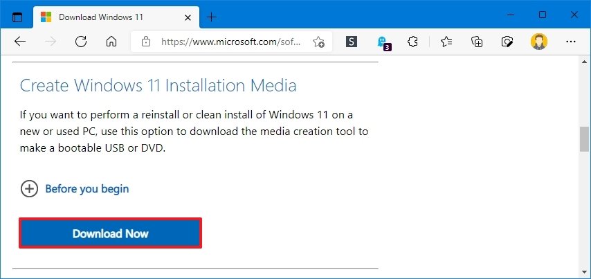 Download Media Creation Tool for Windows 11