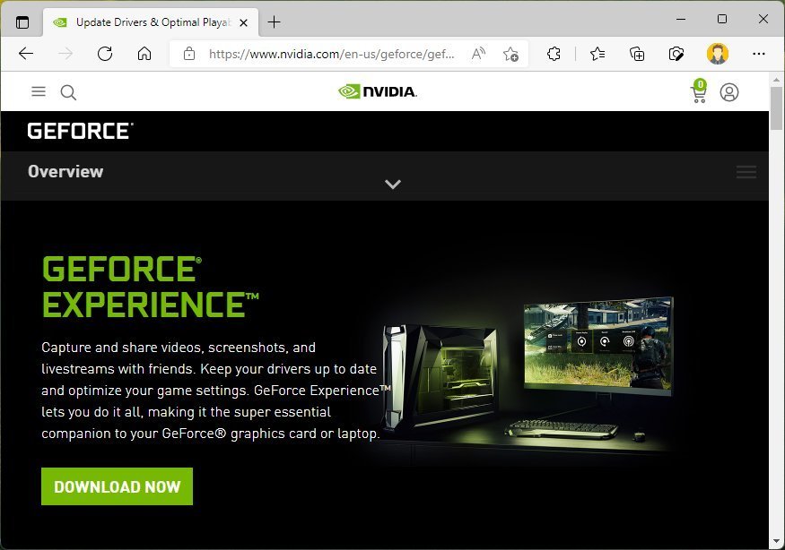 Nvidia GeForce Experience