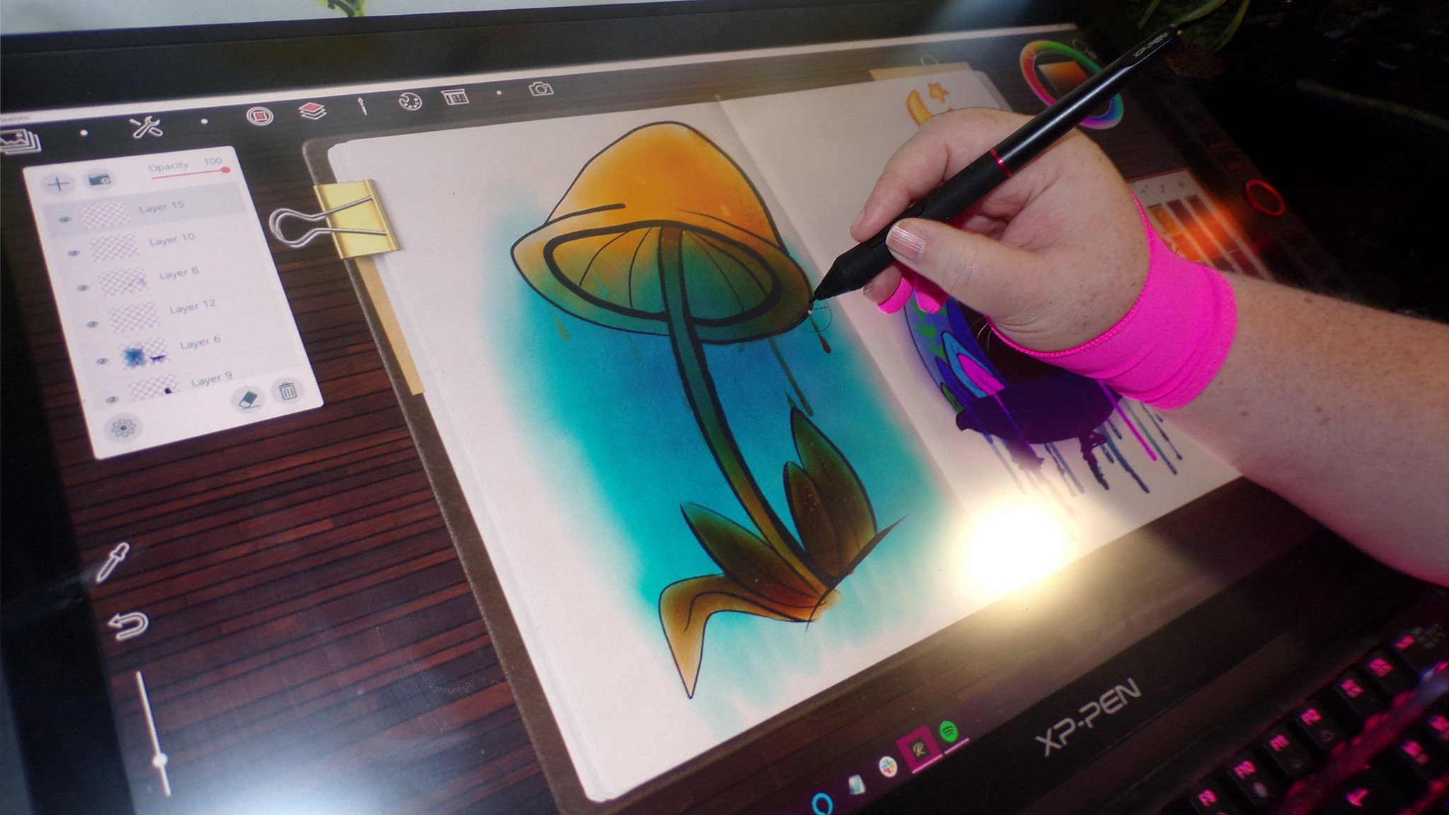 Realistic Paint Studio On Xp Pen Tablet
