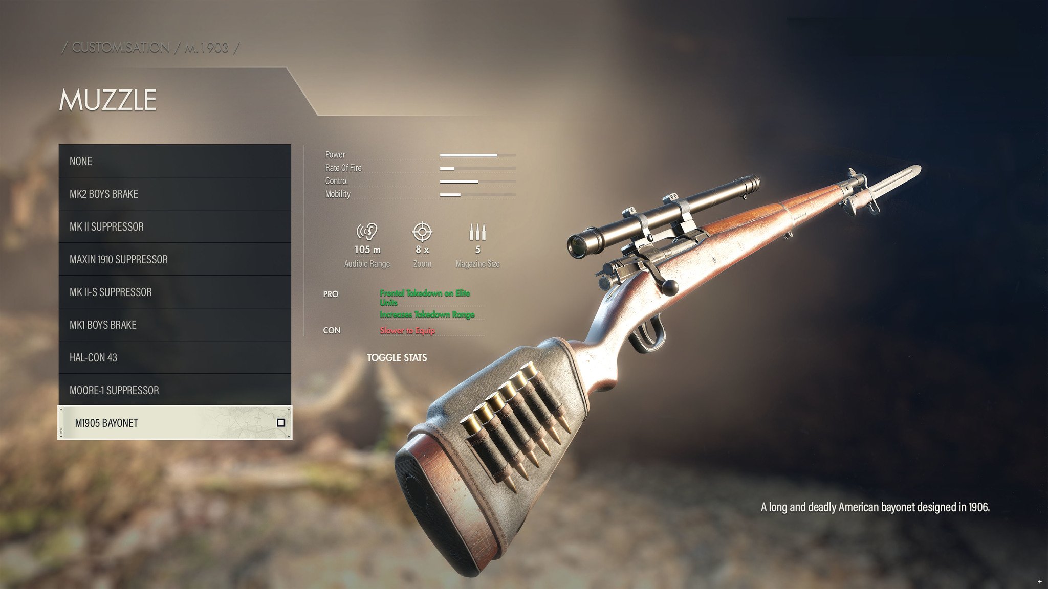Sniper Elite 5 Weapon Customization