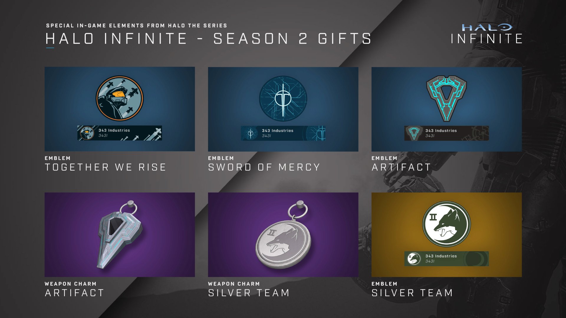 Recompensas da série de TV Halo Infinite
