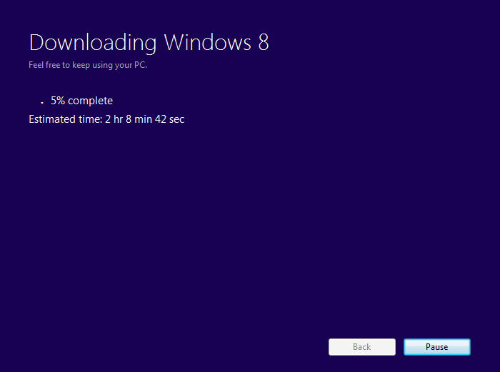 Upgrading Windows 8