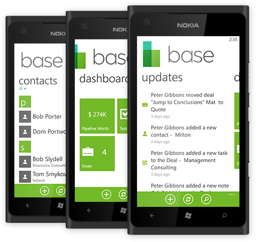 Base mobile CRM app now available