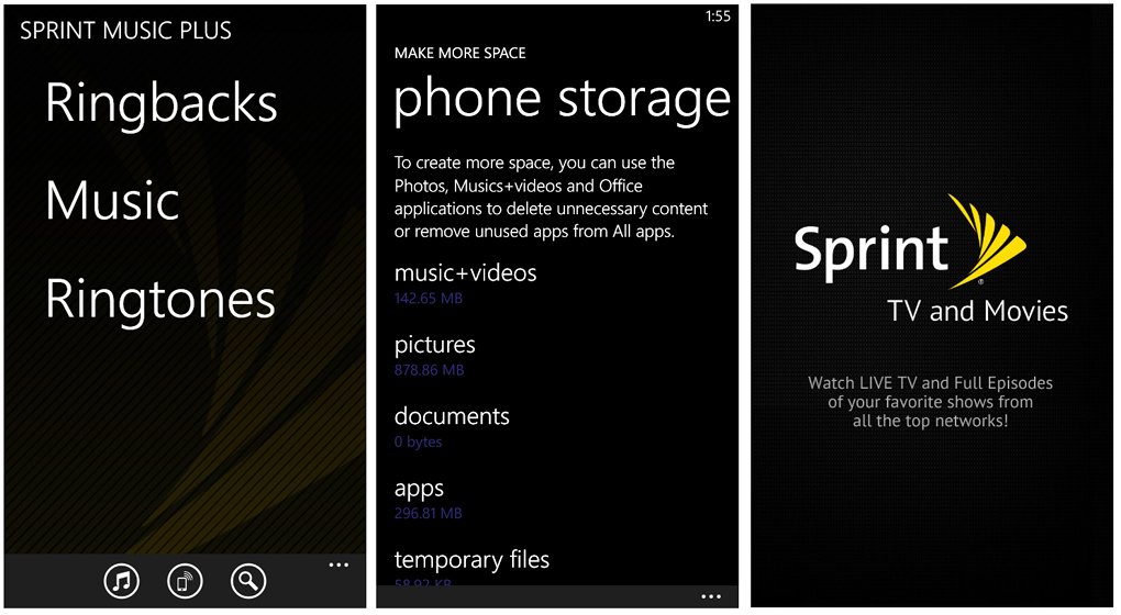 HTC 8XT Sprint apps and Make More Space