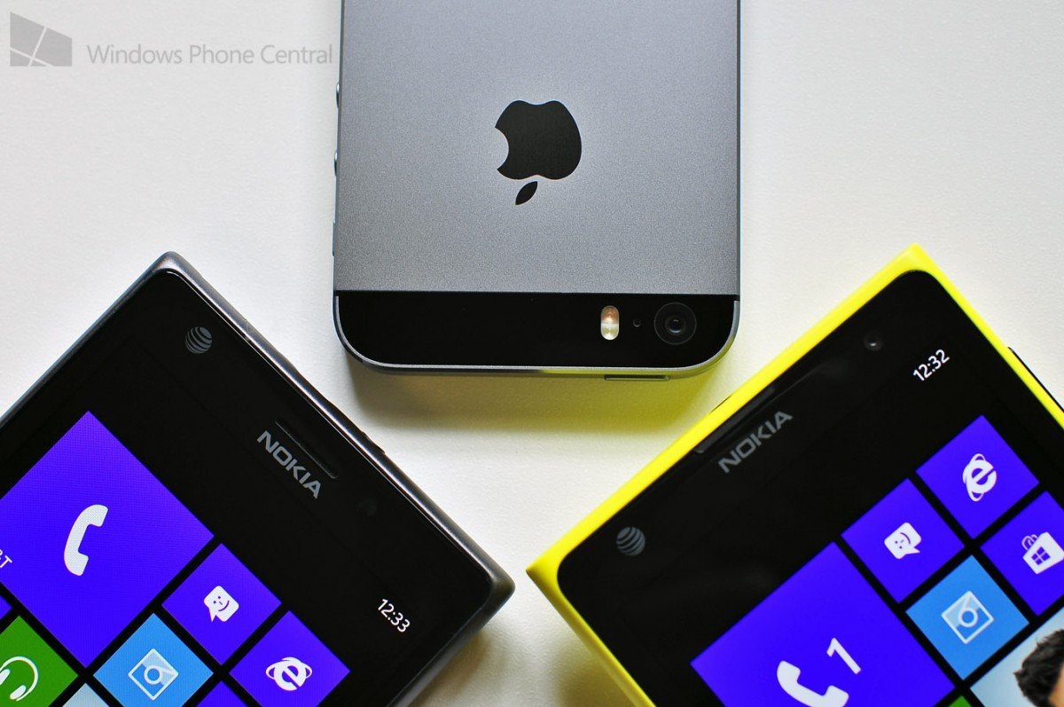 iPhone 5s vs Lumia 925 vs Lumia 1020