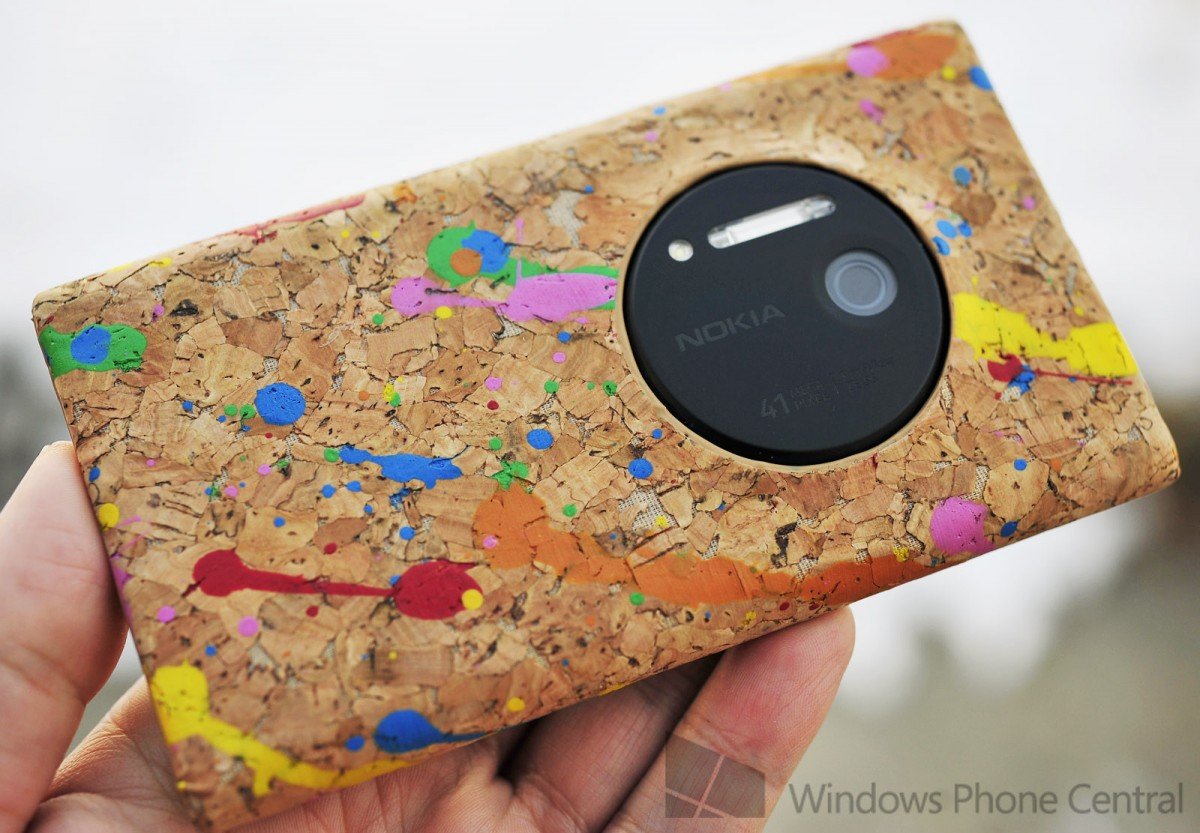 Wood cork case for the Lumia 1020