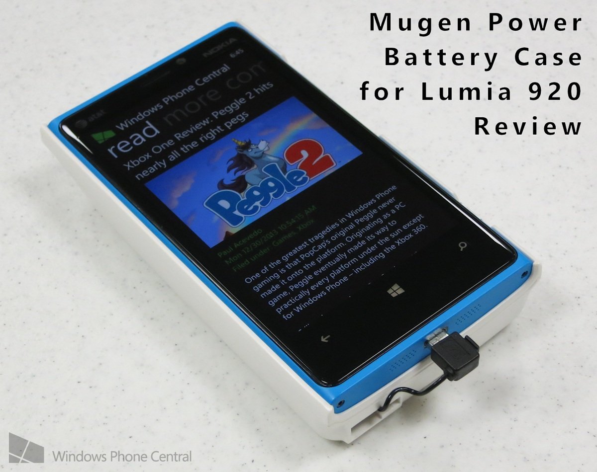 Mugen Power Battery Case for Lumia 920 review
